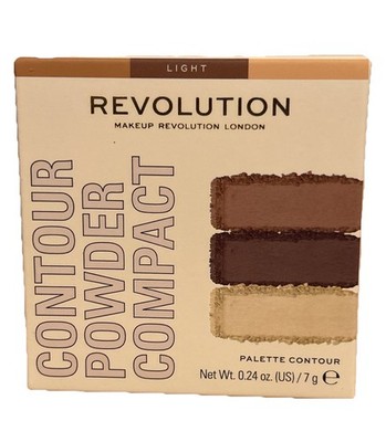 Makeup Revolution London Contour Powder Compact LIGHT Face Palette New Sealed