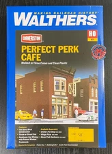 Walthers Cornerstone 933-3468 HO Scale Perfect Perk Café Building Kit