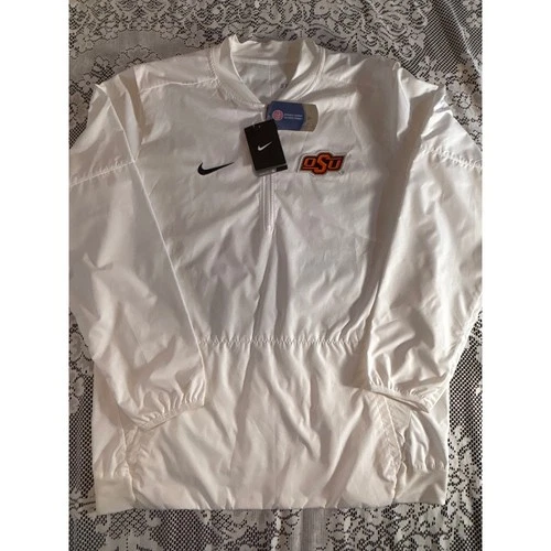 NWT Nike Oklahoma State Cowboys Storm-FIT Pullover Jacket Mens Medium 814117 video thumbnail