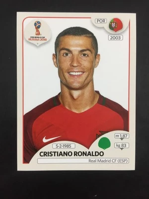 Cristiano Ronaldo Sticker Panini Pink Back World Cup 2018 (18) Russia #118 - Photo 1/3