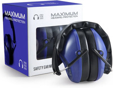 34Db NRR Hearing Protection Ear Muffs   Highest NRR Compact Design Ear Protectio