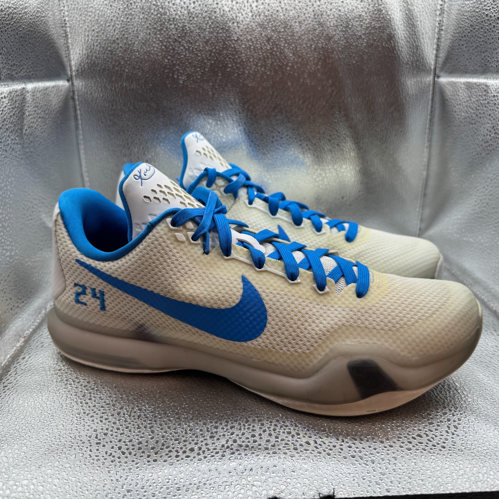 Nike Kobe X TB Royal Blue White Mens Basketball Shoes Size 11