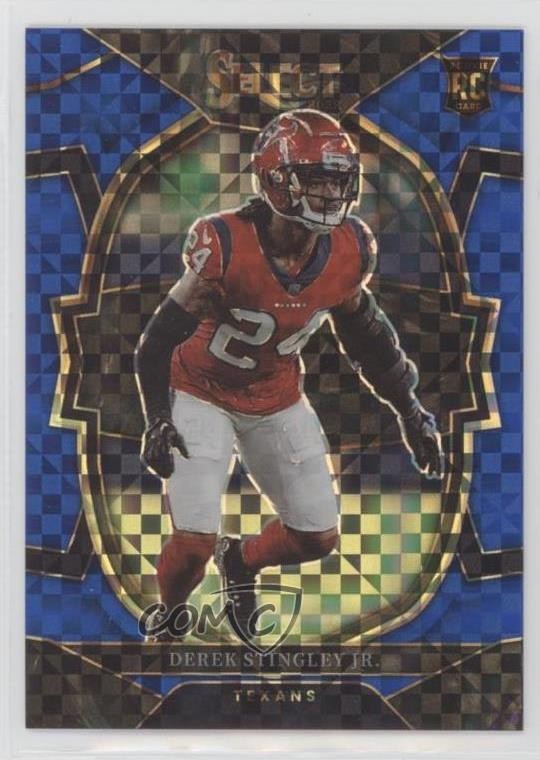 2022 Panini Select Concourse Blue Prizm /199 Derek Stingley Jr #48 Rookie RC ry1