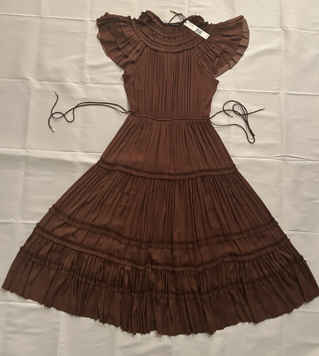 chinese dress ladies Embroidered Maxi Dress – Elie Tahari