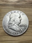 1960 Benjamin Franklin Half Dollar Coin