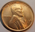 1938 S Lincoln Cent, Attractive Low Mintage BU coin (38STCB)