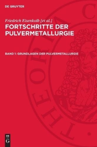 Grundlagen der Pulvermetallurgie (Hardback)