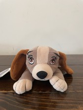 Disney Store Lady and the Tramp Lady Dog Bean Bag Plush Stuffed Toy with Tags