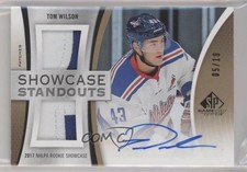 2020-21 Upper Deck SP Game Used 2020-21 Update 5/10 Tom Wilson Patch Auto 0gy9