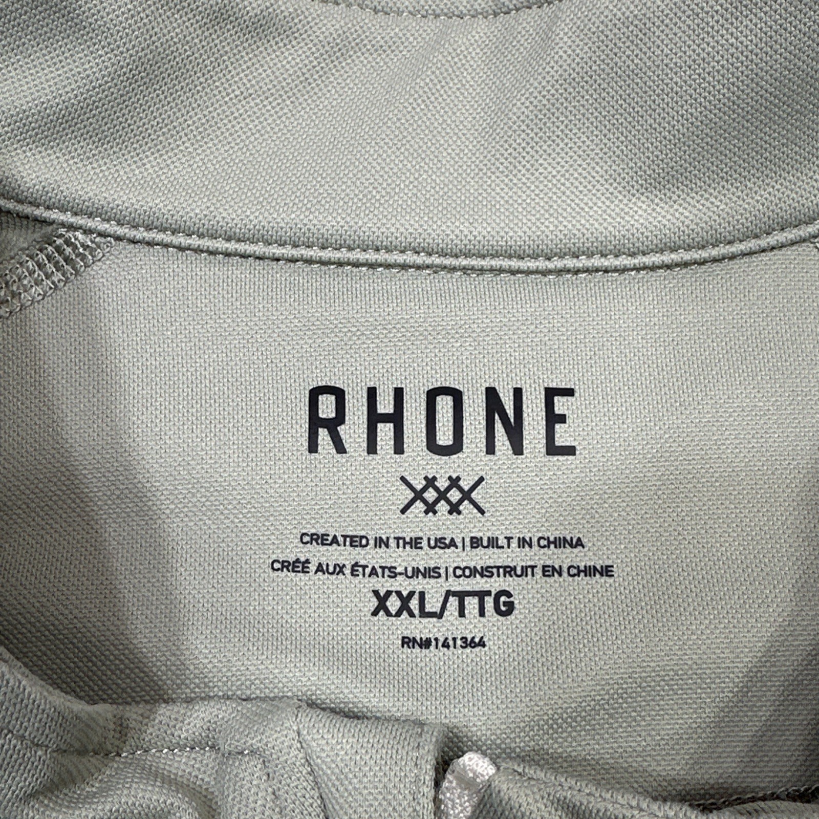 Rhone Performance Session 1/4 Zip Pullover XXL Be… - image 2