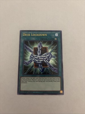 Deck Lockdown DUOV-EN090 Duel Overload 1st Edition