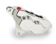 Hawg Halters Inc LHSCC501 Direct Bolt-On 4 Piston Front Left Brake Caliper - Chr