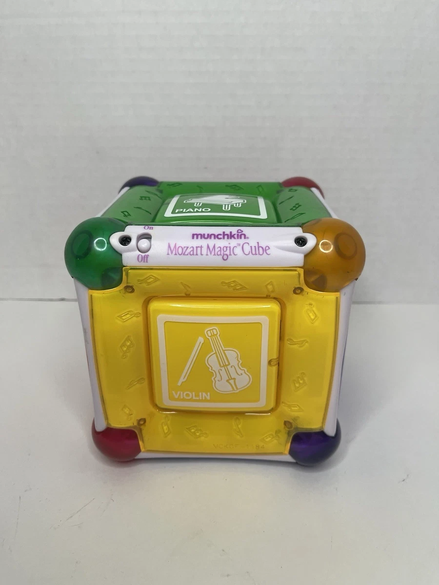 MUNCHKIN Mozart Magic Cube Developmental Orchestra Musical Baby Toy White Multi