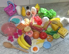 Lot of Kids Pretend Play Toy Food Dishes Utensils Pot Plates for Kitchen