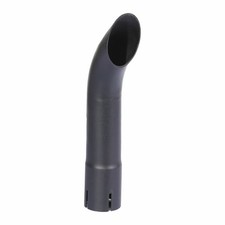 Exhaust Stack Pipe 2 X 12 Curved Black Unversal Type