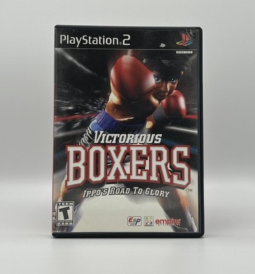 Victorious Boxers: Ippo's Road to Glory (PS2, 2001) NO MANUAL- BLACK LABEL
