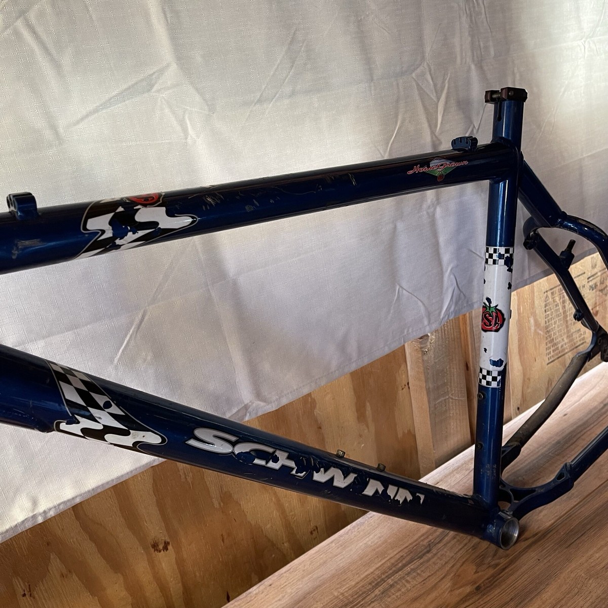 1999 Schwinn Homegrown Pro Hardtail MTB Frame 26 Bass Boat Blue | eBay
