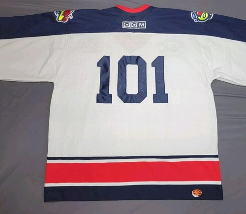 Columbus Blue Jackets NHL Hockey CCM White Jersey Size Adult XL - Picture 2 of 9