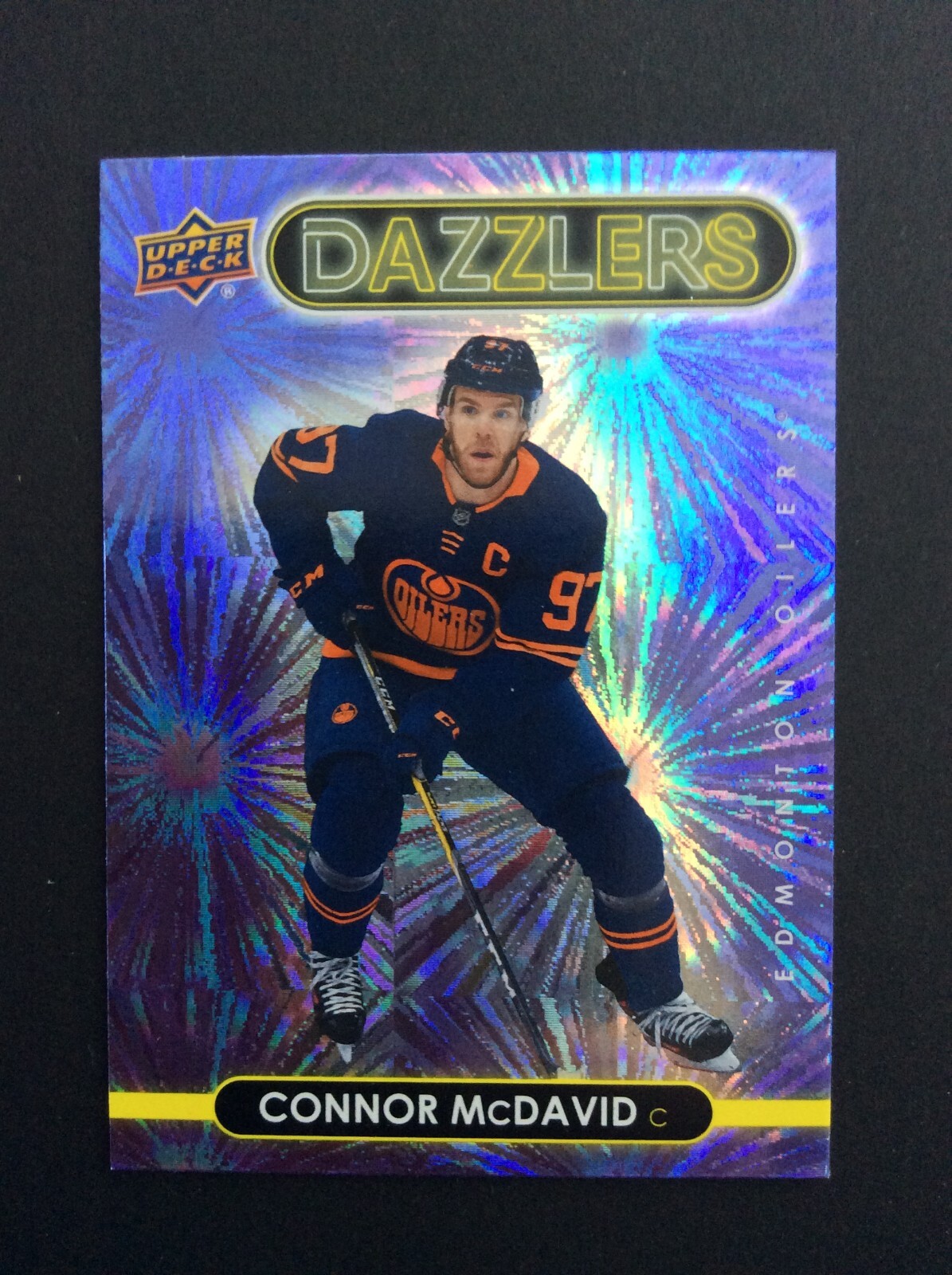 2021-22 Upper Deck Dazzlers Purple #DZ-19 Connor McDavid