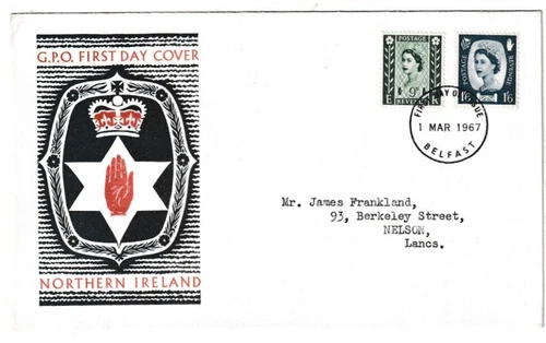 1/3/1967 UK GB FDC - Regionals - Northern Ireland - Belfast FDI Postmark