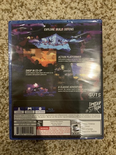 Aegis Defenders Limited Run Games #261 Sony Playstation 4 PS4 NEW Factory Sealed - Picture 2 of 2