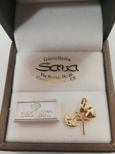 Ciondolo oro Giallo 750 18 KT, Fede Speranza Carità,Croce,Cuore,Ancora