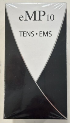 eMP10 TENS / EMS Medical Grade Pulse Massage Unit Black New W/Extra Accessories