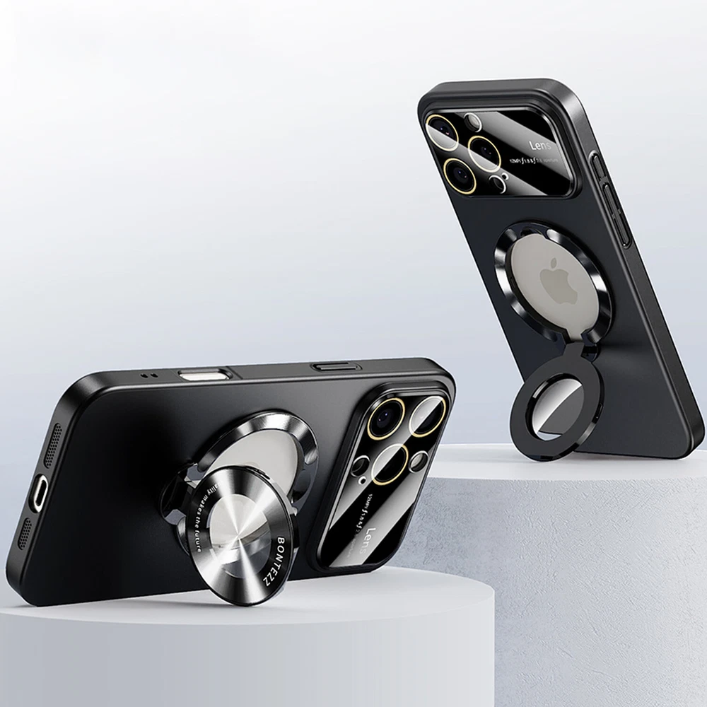 Mag rugged protective case lens film suitable for iPhone 16 Pro Max 15 14 13-