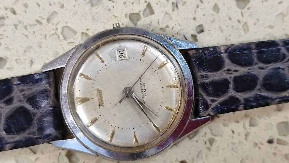 TISSOT CAL 28.5R-621 1955 Ref 6946 6 SWISS Work & Stop para piezas o reparación Foto 4 de 4