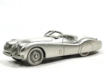 Collector's Case Inc. Jaguar XK120 1:43 Scale Pewter Car RARE - SEE PICS / READ