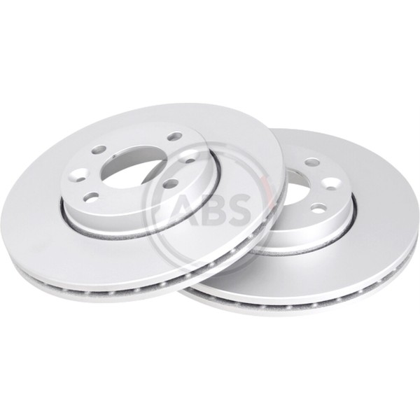 A.B.S. 2X Bremsscheibe Vorne 260 BelüFtet FüR Renault Clio III BR0/1-image