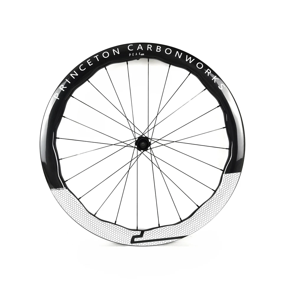 700C Road Bicycle Wheelset Carbon Fiber Width 28mm Tubeless Tublar Disc Brake - Image 3 of 4