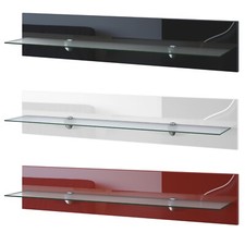 Wandregal Paneel Hängendes Wandregal Glasregal Bari - verschiedene Farben