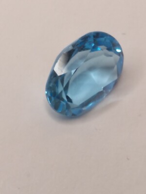 Swiss Blue Topaz! 8x6 mm Oval Faceted Cut Genuine AAA Quality 1.93Ct. Brazil