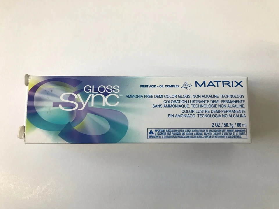 Matrix Gloss Sync Ammonia Free Demi Color Gloss / 2 унц / выберите цвет - Изображение 2 из 3