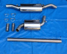 Gruppe Gr A VW Golf 2 II 1.8 8v und 16v mit EG Nr Edelstahl Auspuffanlage S-76 Gruppe Gr A VW Golf 2 II 1.8 8v und 16v mit EG Nr Edelstahl Auspuffanlage S-76