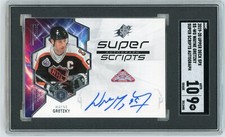 WAYNE GRETZKY 2019-20 Upper Deck SPx Super Scripts Auto #SS-WG SGC 9 LA Kings