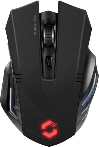 Speedlink Fortus Gaming Mouse Wireless Kabellose Gaming-Maus mit 5Tasten Schwarz