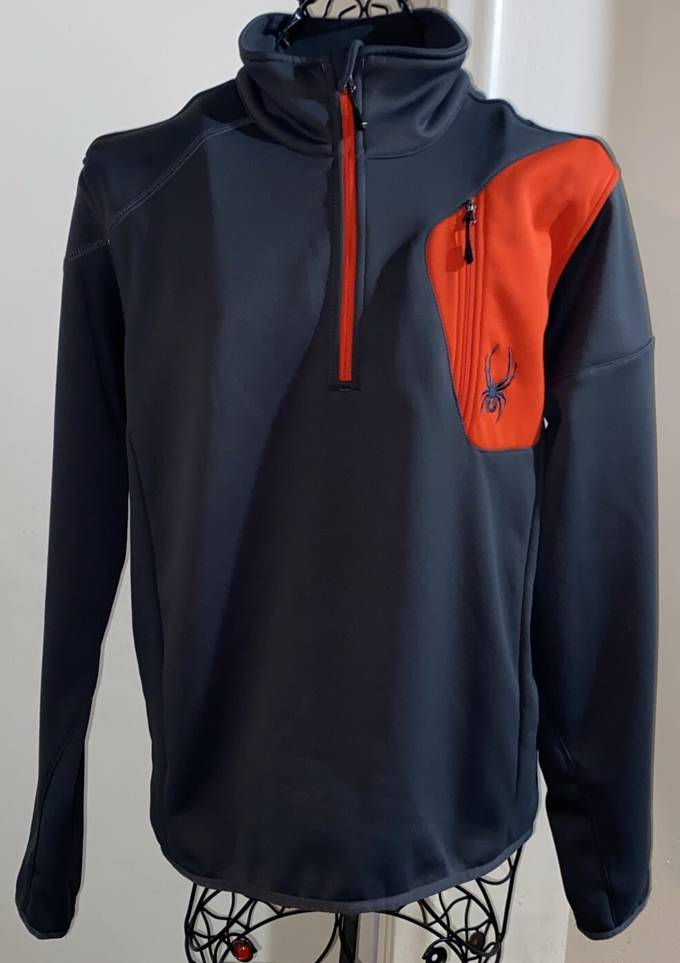 Spyder Performance Fleece Lined Pullover Jacket M… - image 1