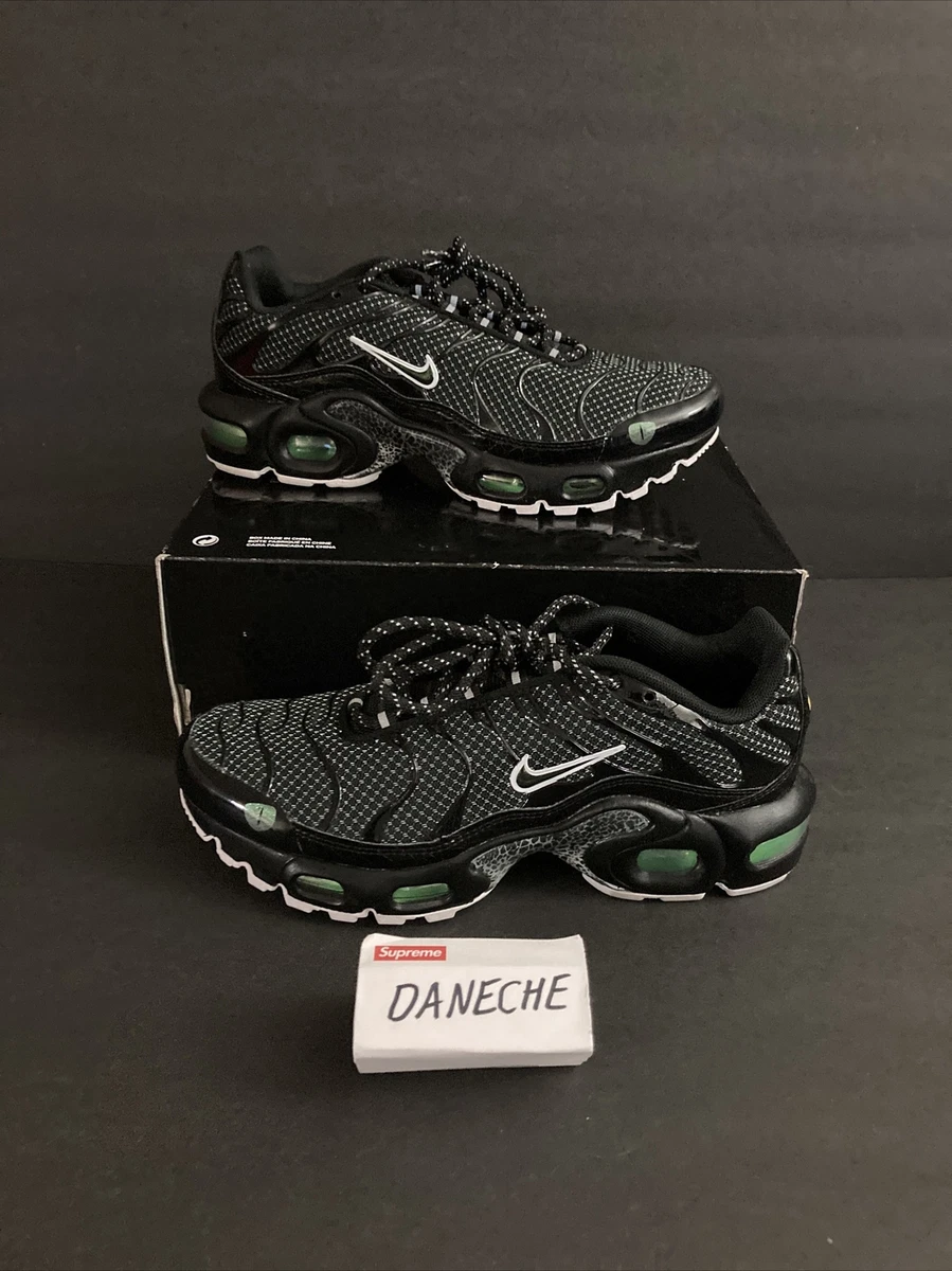 campo Seducir Arado NEW NIKE AIR MAX PLUS QS GS CROCODILE BLACK SIZE 4.5Y /WOMEN&#039;S 6  CV2392-001 | eBay