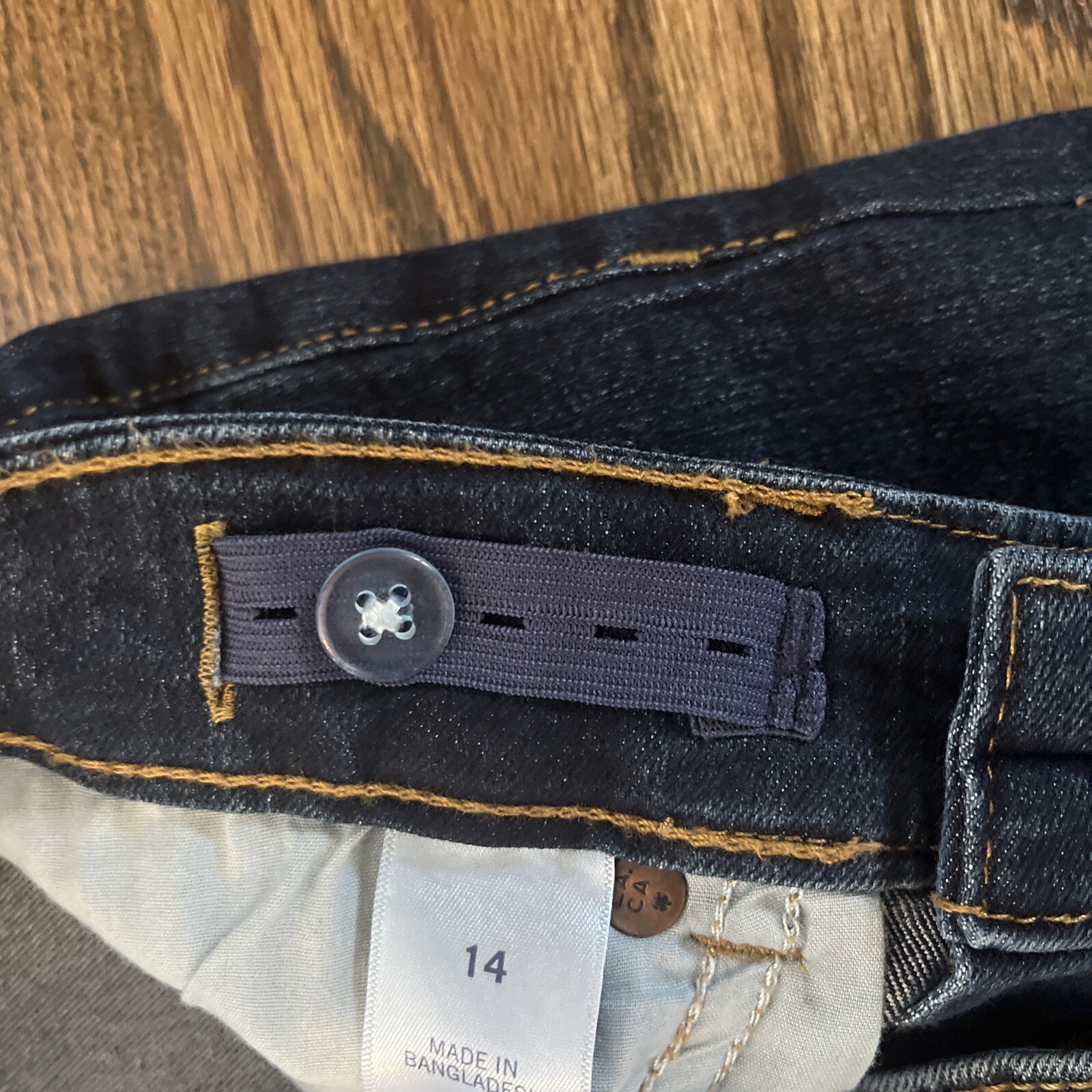 Lucky Brand Jeans Girl Size 14 Blue Classic Fit Straight Leg Stretch Denim - View 5