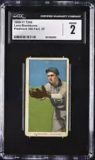 1909-11 T206 #42 LENA BLACKBURNE CGC 2 GOOD FIELDING 1992