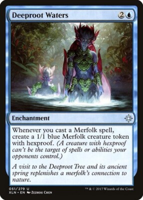 Deeproot Waters 1x  MtG Ixalan SP/NM