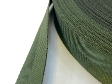 .75 Inch 3/4" MilSpec Military Webbing MIL-W-4088 T1A C1A CAMO GREEN Per Yard