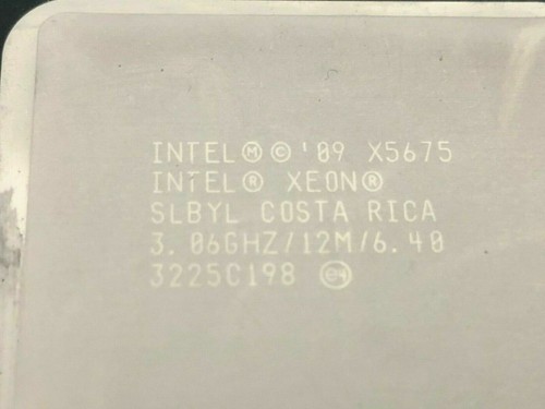 Matching pair Intel Xeon X5675 CPU 6-Core 3.06GHz 12M SLBYL LGA1366 Processor - Picture 2 of 4