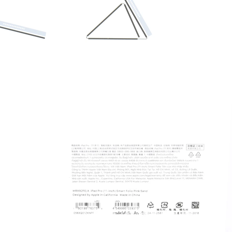 Funda Apple Smart Folio Rosa Arena Para 11" iPad Pro 1ª Generación y iPad Air 5ta 4ta Generación Foto 4 de 4