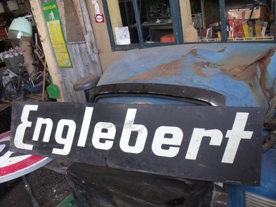 motos,autos,garage,no émaillée 1 ancienne GRANDE PLAQUE TÔLE PNEU KLEBER