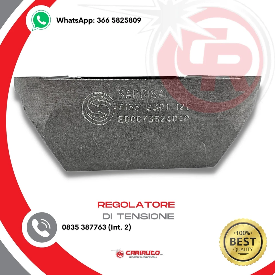 Regolatore Di Tensione SAPRISA Trattori Lombardini Ruggerini 12V 6 Pin + Pin W - Immagine 3 di 4