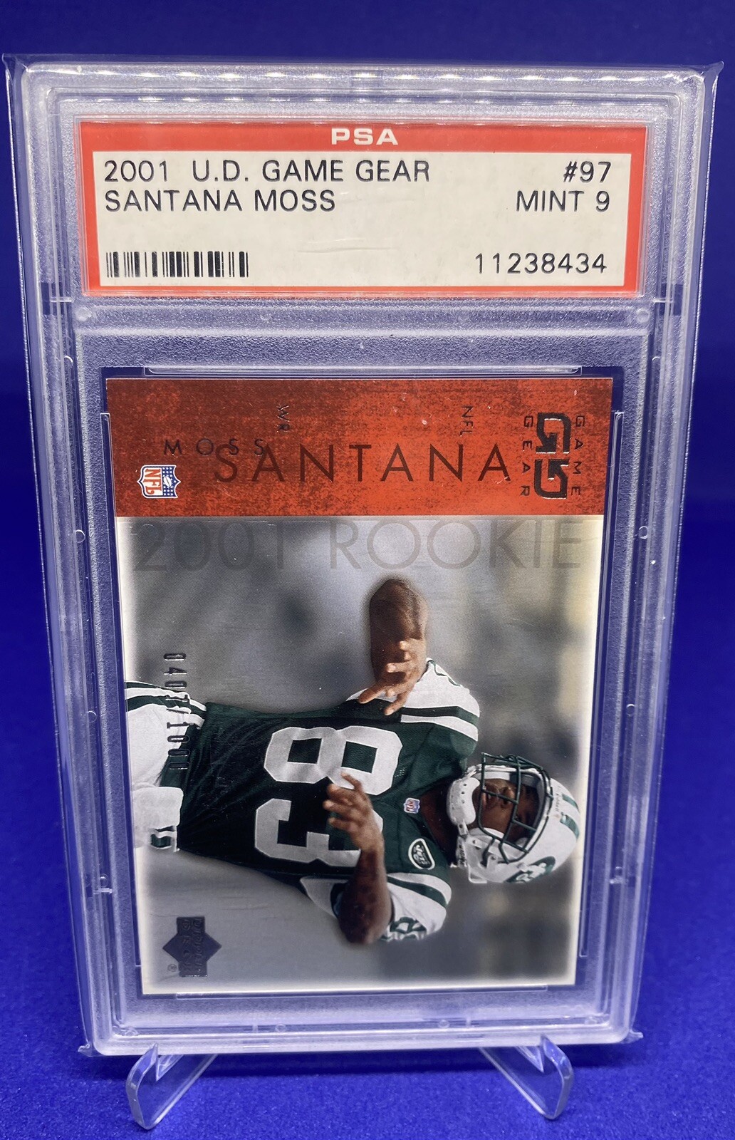 Santana Moss Upper Deck Game Gear #97 Base