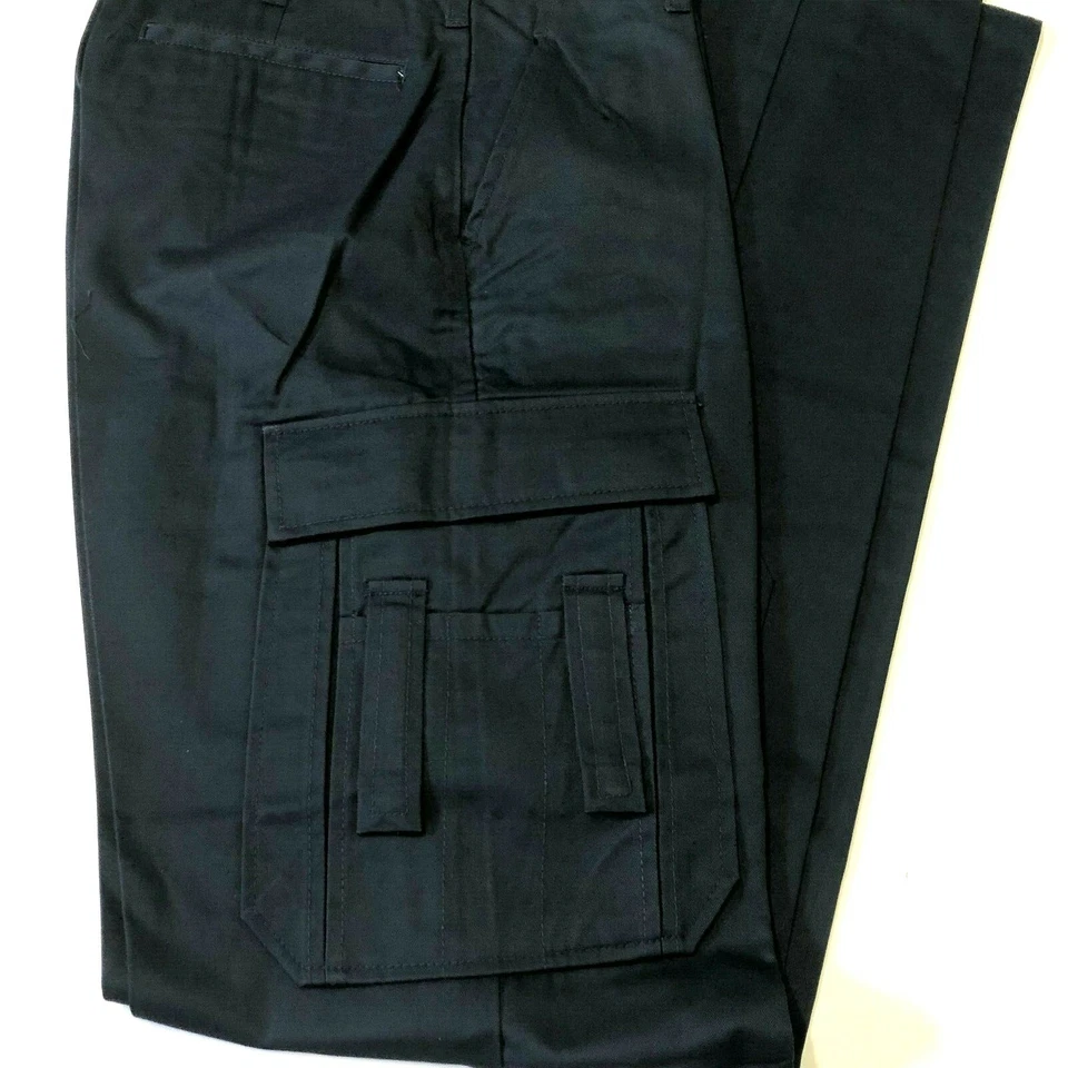 New Scrub Stuff EMS Men's Navy Blue Pants Size 30x36-Unhemmed-Style #101890-30 - Image 2 of 4